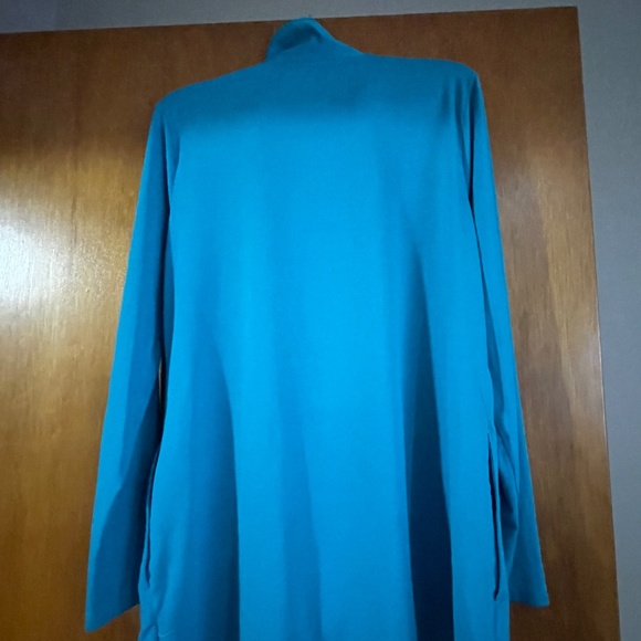 Lands End- long Sleeve -Full Zipper - rash guard SPF 50 - Picture 2 of 3